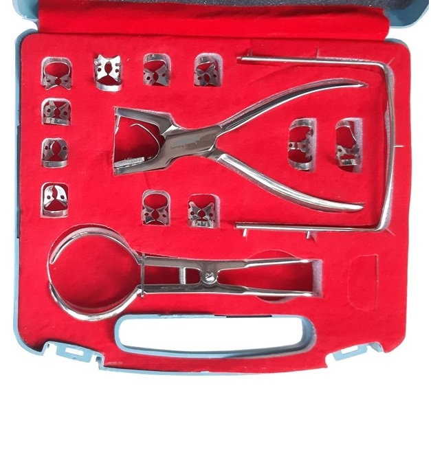 High Quality Dental Instrument Stainless Steel Rubber Dam kit Dental Product Rubber Dam Kit