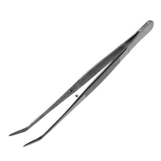 College Cotton Dental Tweezer with Curved Plier Tip Cutting Instruments Dental Cotton Pliers Instrument Stainless Steel