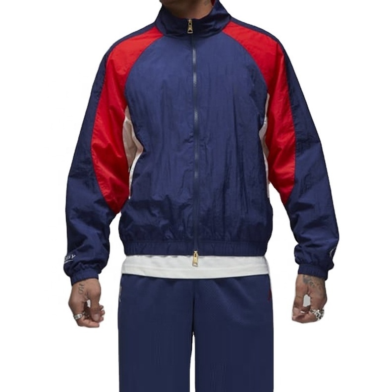 2024 High Quality Nylon Tracksuit Custom All Colors Blue Black White Green  for Men Lightweight Comfortable in Wearing