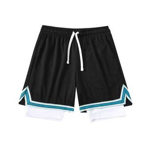 2024 Custom Blank Sports mesh Summer men's basketball football gym running shorts knit men athletic shorts