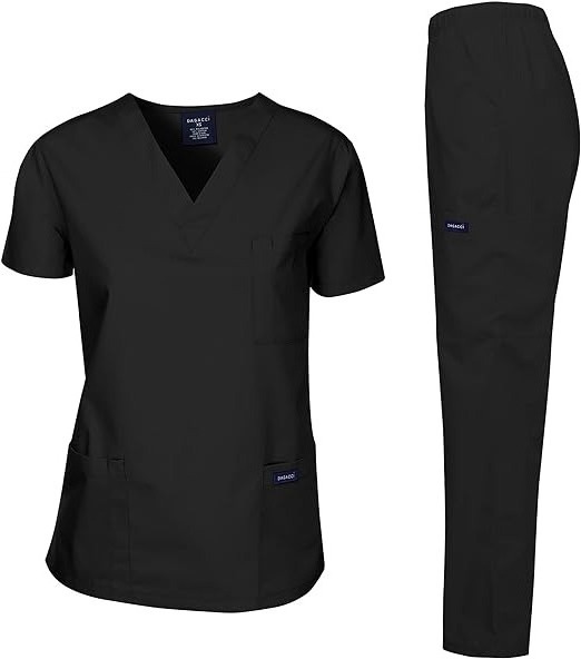 Hot Sale Doctor Uniforms Medical Nursing Scrubs Uniform Scrub Sets Short Sleeve Tops & Pants Women Nurse Uniform