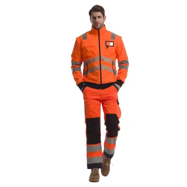 Professional Work Wear Uniforms For Men Safety Protective Construction Industrial Work Wear Coverall