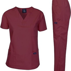 Hot Sale Doctor Uniforms Medical Nursing Scrubs Uniform Scrub Sets Short Sleeve Tops & Pants Women Nurse Uniform