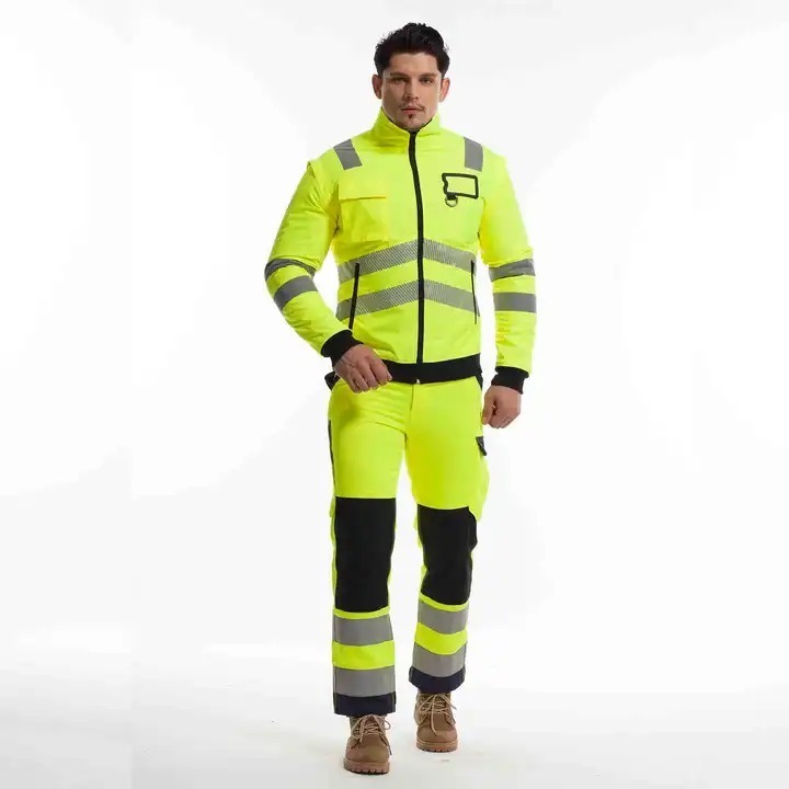 Professional Work Wear Uniforms For Men Safety Protective Construction Industrial Work Wear Coverall