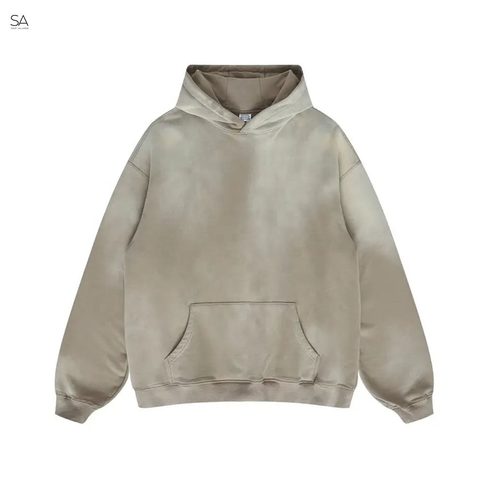 Fleece 2023 High Quality Sun Faded Hoodie For Autumn Unisex Adult Sweatshirts Wholesale