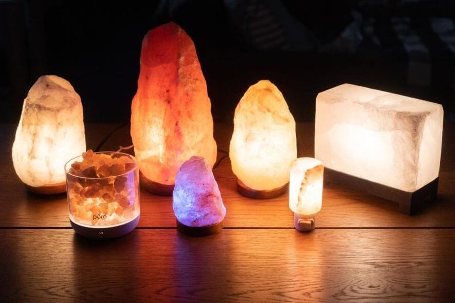 Himalayan Natural Rock Salt Pakistani Pink Crystal Rock Salt Lamp: Custom-Packaged 5x5x7 Night Light