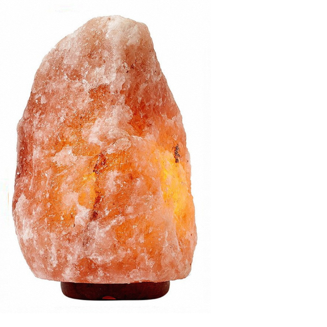 Wholesale Dimmer Switch Pink Himalayan Salt Lamps Wooden Crystal Rock Large Stone Base Decoration Pakistan