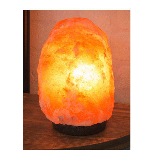 Wholesale Dimmer Switch Pink Himalayan Salt Lamps Wooden Crystal Rock Large Stone Base Decoration Pakistan