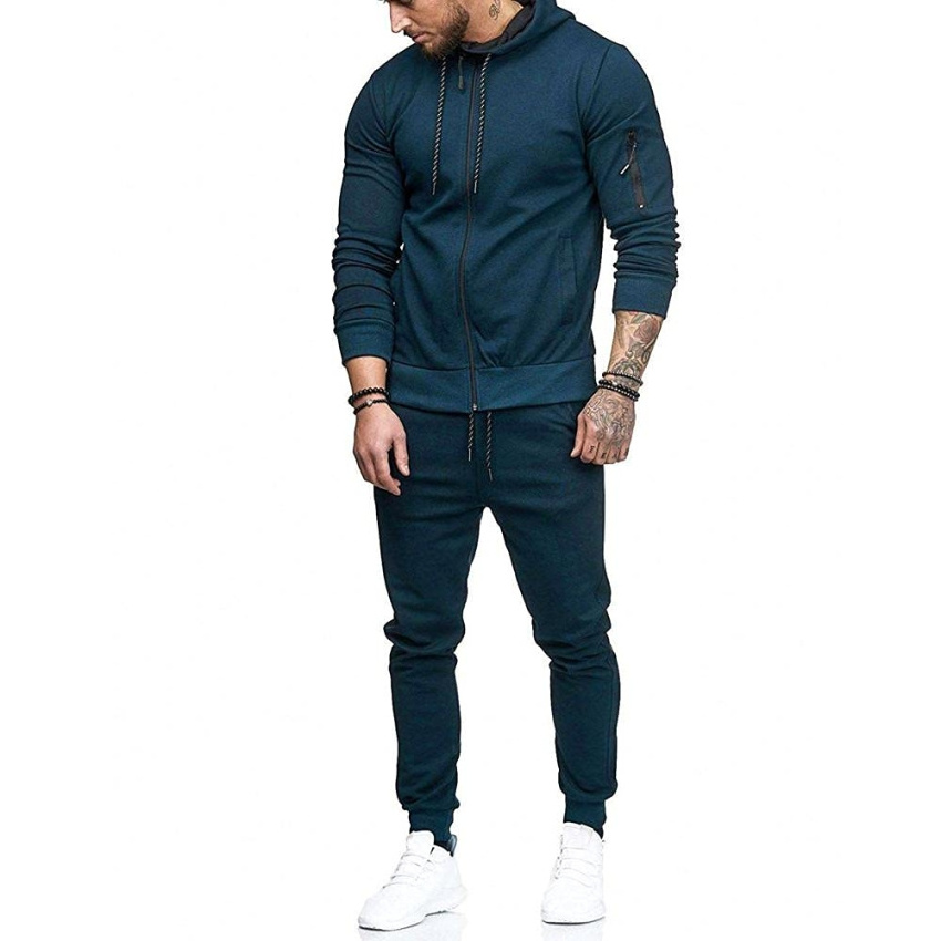 Custom Logo Men Joggers Sets Tracksuit Sportswear For Men's Sets Training Wear / Custom Gym Comfortable Men's Tracksuit