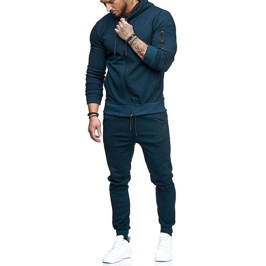 Custom Logo Men Joggers Sets Tracksuit Sportswear For Men's Sets Training Wear / Custom Gym Comfortable Men's Tracksuit