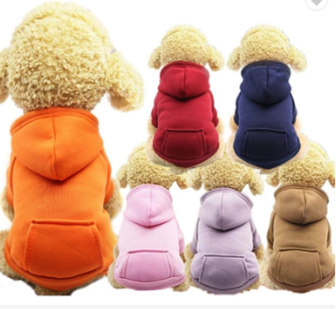 Hot selling Wholesale Multi Color Comfortable Winter Dog Clothes Pet Dog Hoodie For Pet breathable quick dry dog hoodie for pet