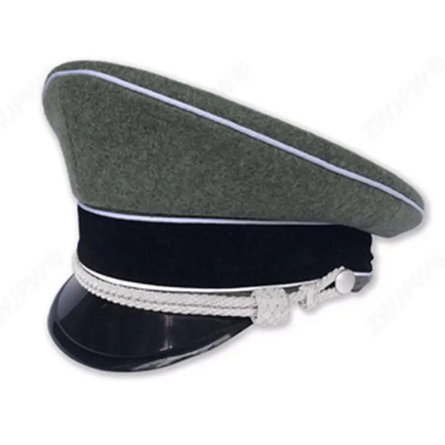 high quality Officer Cap Head Wear Wholesale Officer Hat With Bullion Badge Bullion Visor & Head bands By Madrid