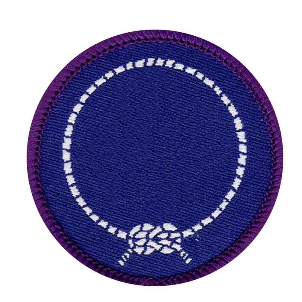 Best Selling Wholesale Prices Custom Embroidery Patch Embroidered Button Machine Badges  Hand Made Embroidery Badge