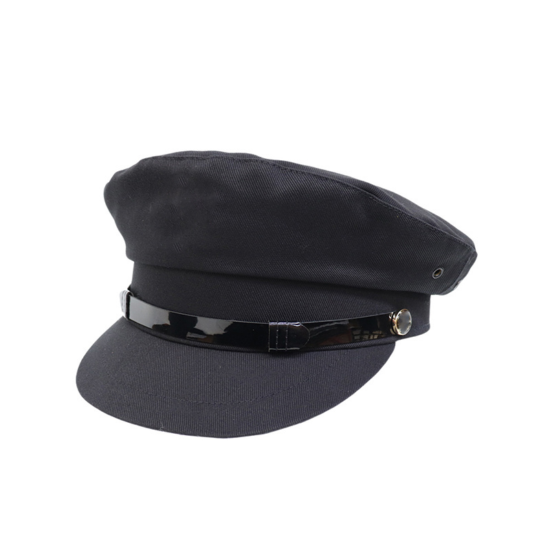 2024 Custom Officer Cap Head Wear Wholesale Officer Hat With Bullion Badge Bullion Visor & Head bands By Madrid OME ODM