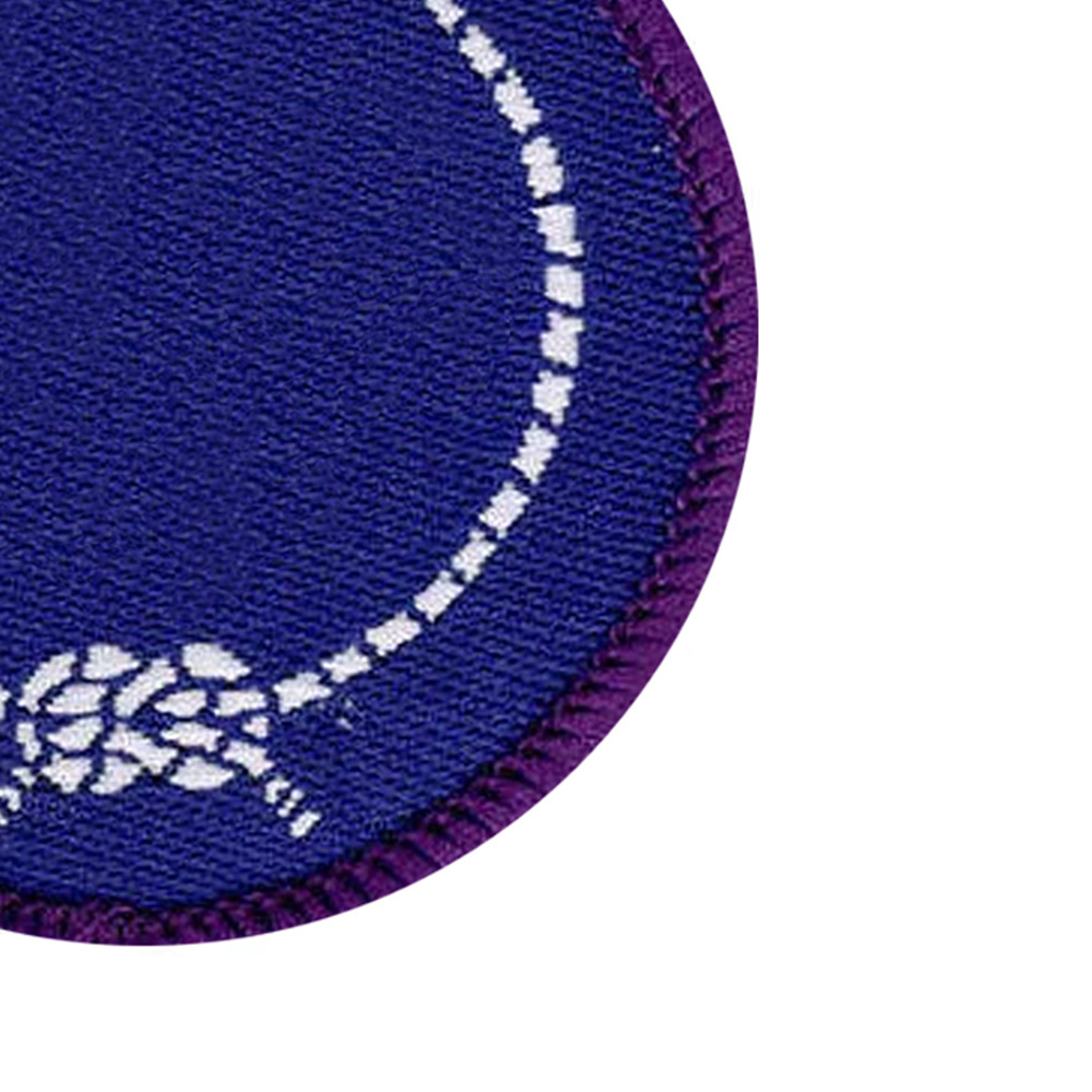 Best Selling Wholesale Prices Custom Embroidery Patch Embroidered Button Machine Badges  Hand Made Embroidery Badge