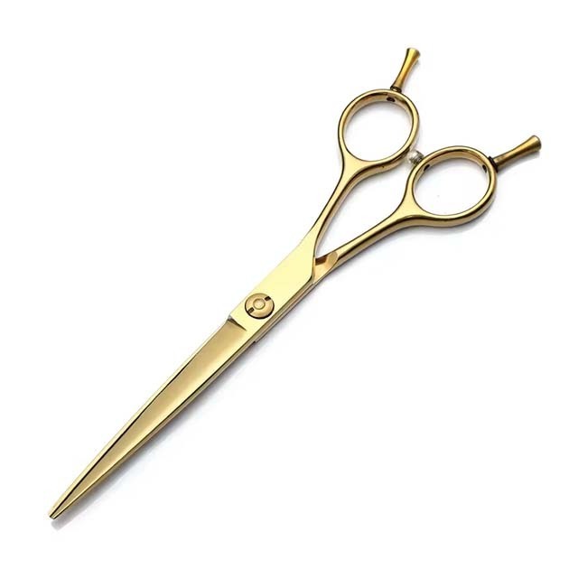 Custom Hairdressing Salon Scissors Made By AIROFIN Barber Shears Set Kasho Titanium Japan Steel 440c Professional Hair Cutting