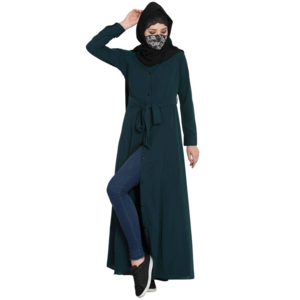 Manufacture Wholesale Modest Muslim Traditional Clothing Abaya Turkey Dubai Casual Islamic Long Dress Women Abayas Made in PK