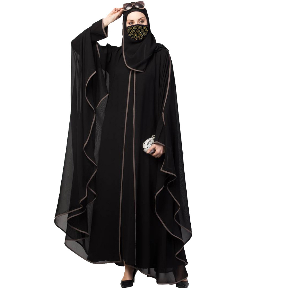 OEM Service Abaya Women Muslim Dress Abayas Dubai Turkey Muslim Hijab Dress Customized 2024 Adult Islamic Abayas Dresses