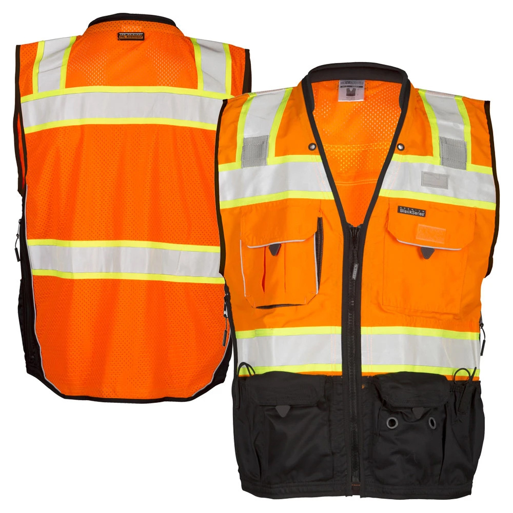 High Visibility Hi Vis Safety Vest Customize fabric customize logo OEM