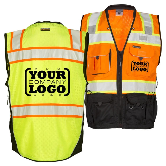 High Visibility Hi Vis Safety Vest Customize fabric customize logo OEM