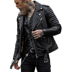 OEM Wholesale Men's Leather Jacket Custom High Quality Cow Skin Cafe Racer Motorcycle Biker Genuine Leather Jacket Manufacturer