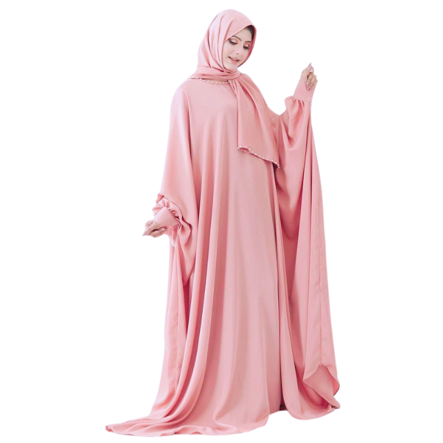 Wholesale Islamic Muslim Clothing Dubai Qatar Turkey Ramadan Abaya 2024 New Designs Dubai Satin Abaya Kimono for Muslim Women