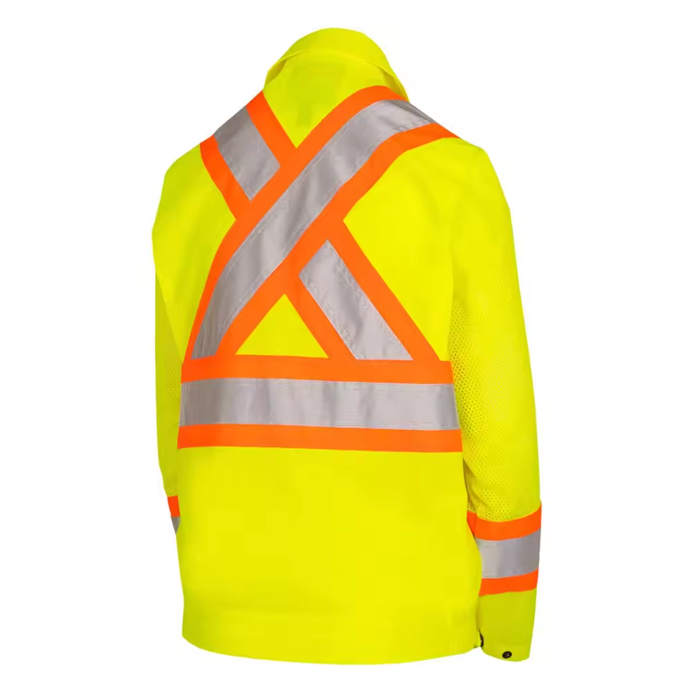 Security High Visibility Long Sleeve Construction Custom Reflective Winter Safety Men Women Unisex Work Polo Shirts