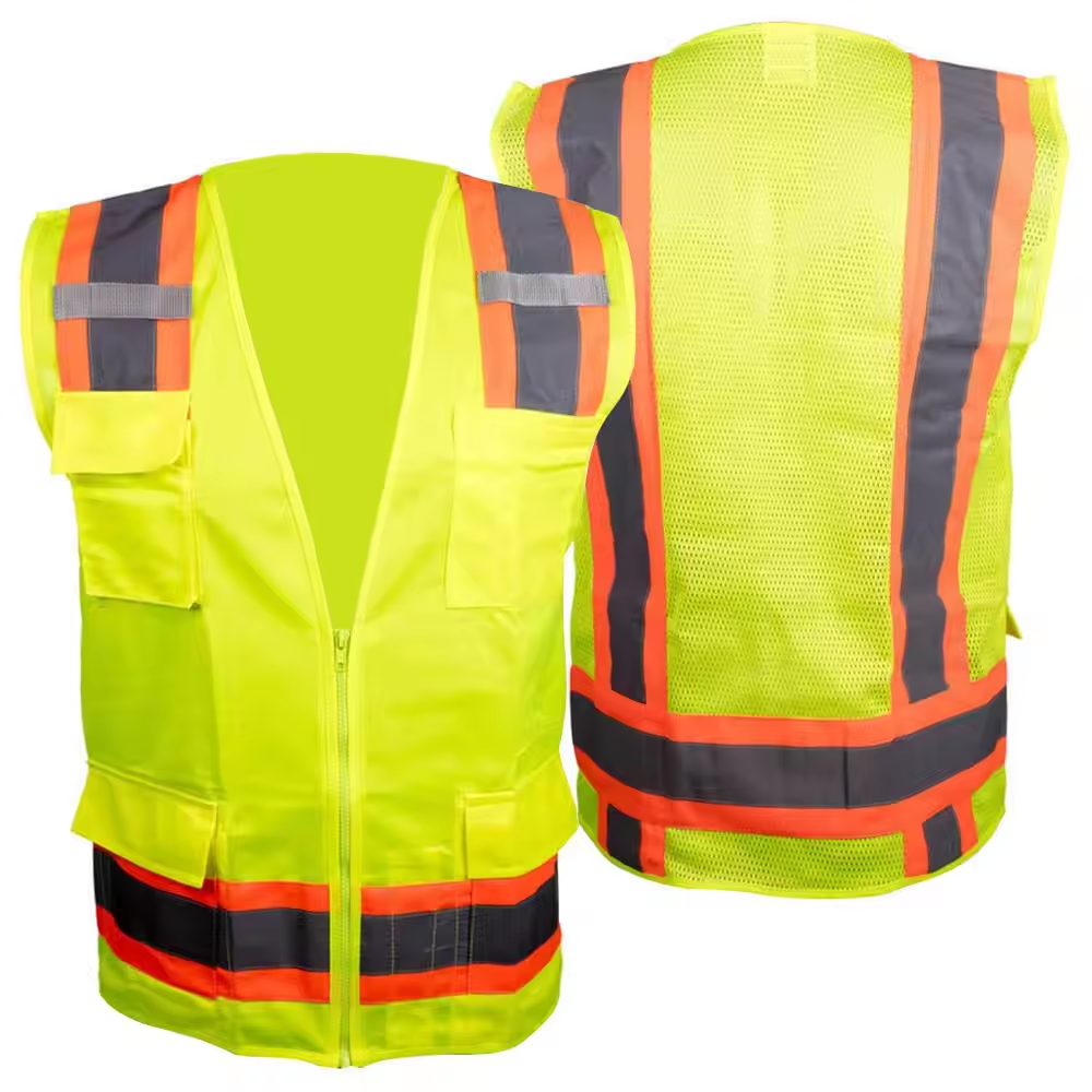 Pink Work Wear Customized New Design High Quality Light Weight Hi Visibility Comfortable Safety Vests