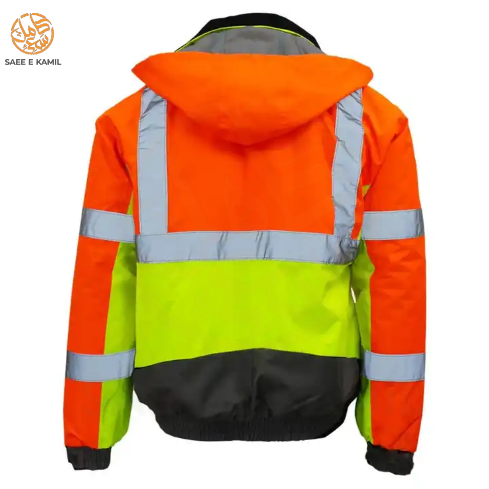 Special Edition Multi Pockets Winter Zipper Reflective Jacket Security Protection Safety Workwear Hi Vis Waterproof Jackets