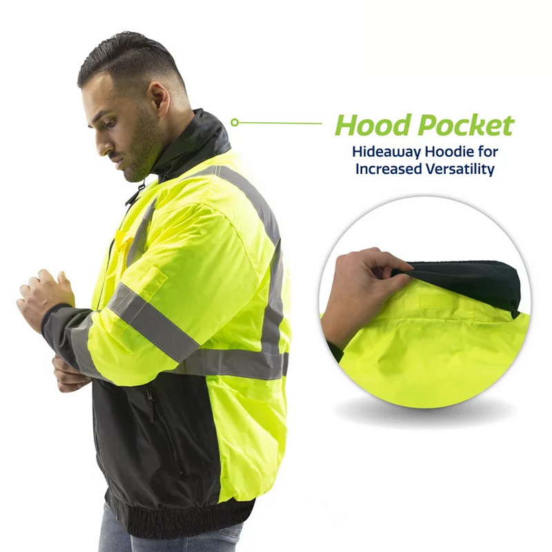 High Visibility Reflective Safety Jacket Construction Wear Safety Clothing Work Wear Reflective Safety Jackets