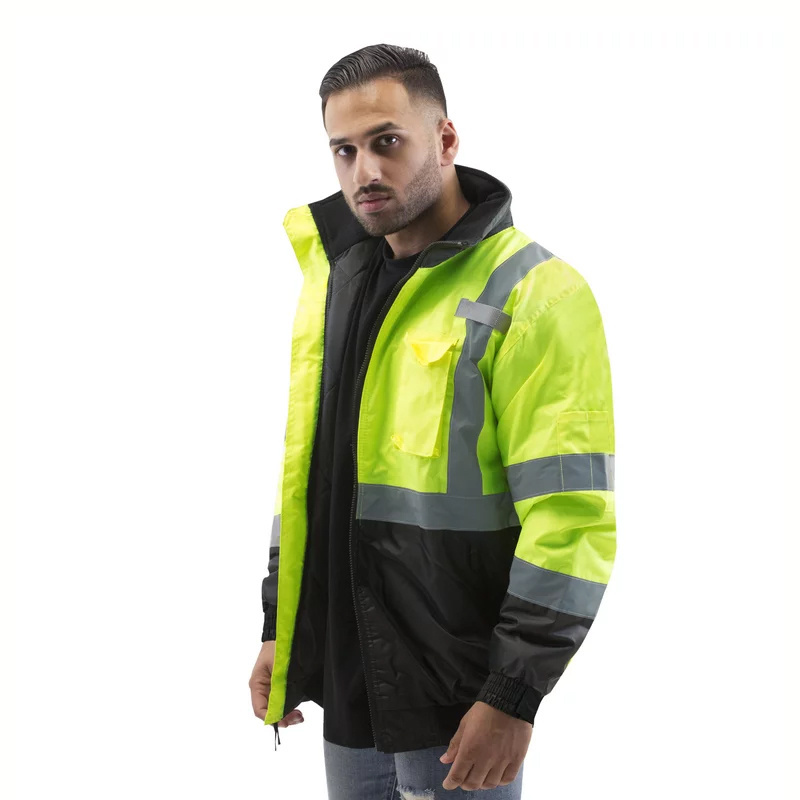 High Visibility Reflective Safety Jacket Construction Wear Safety Clothing Work Wear Reflective Safety Jackets