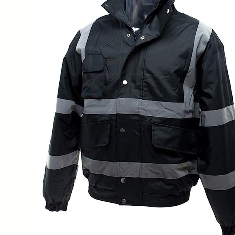 Road Safety Jackets Hi Vis Men's Reflective Safety Clothing Good Quality Custom Design Jackets