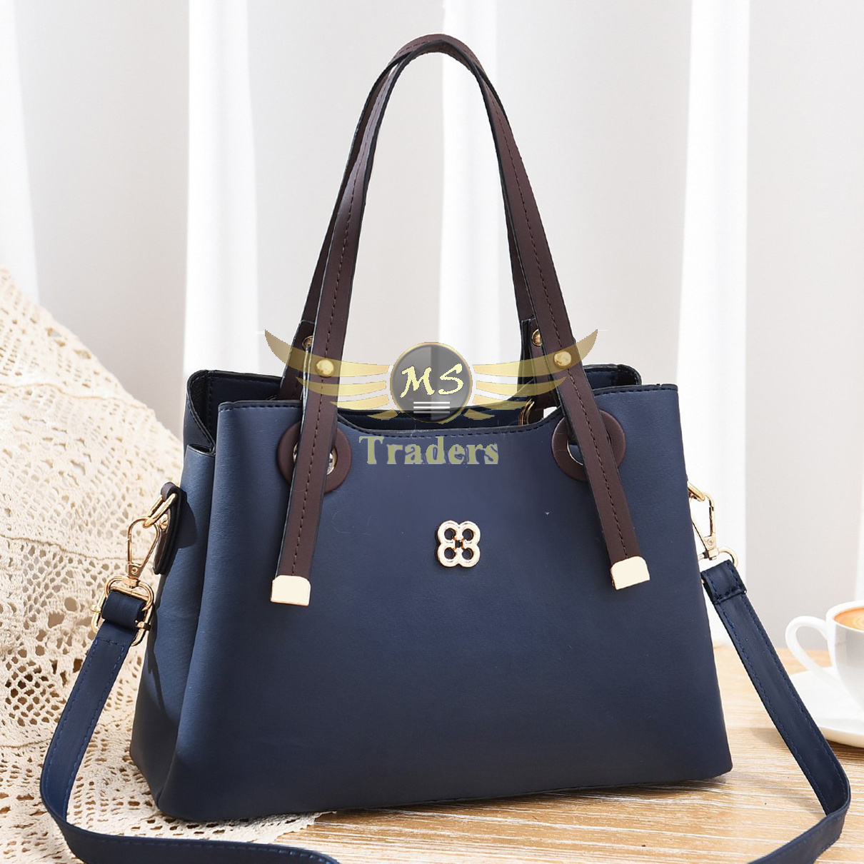 Women Fashion Bag Shoulder Bags Top Handle Satchel Purses Synthetic Leather Handbag with Zipper