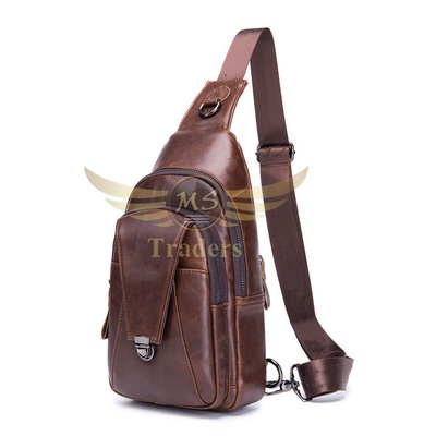 Sling Bag  Casual PVC leather satchel shoulder chest sling mens crossbody bag wholesale price cute Leather Sling bags