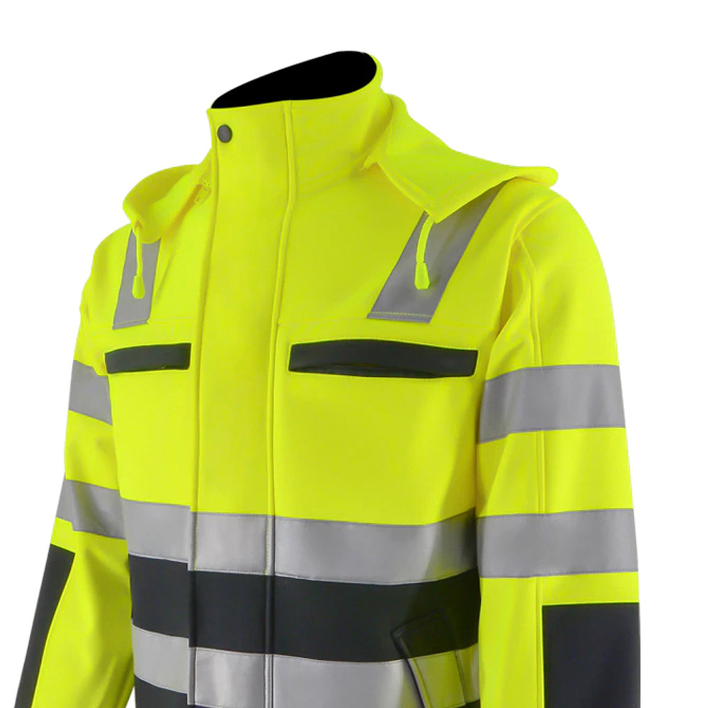 HIVI workwear Waterproof High visibility Jacket Winter Safety Bomb outdoor FOB Bangladesh security jacket reflective jacket