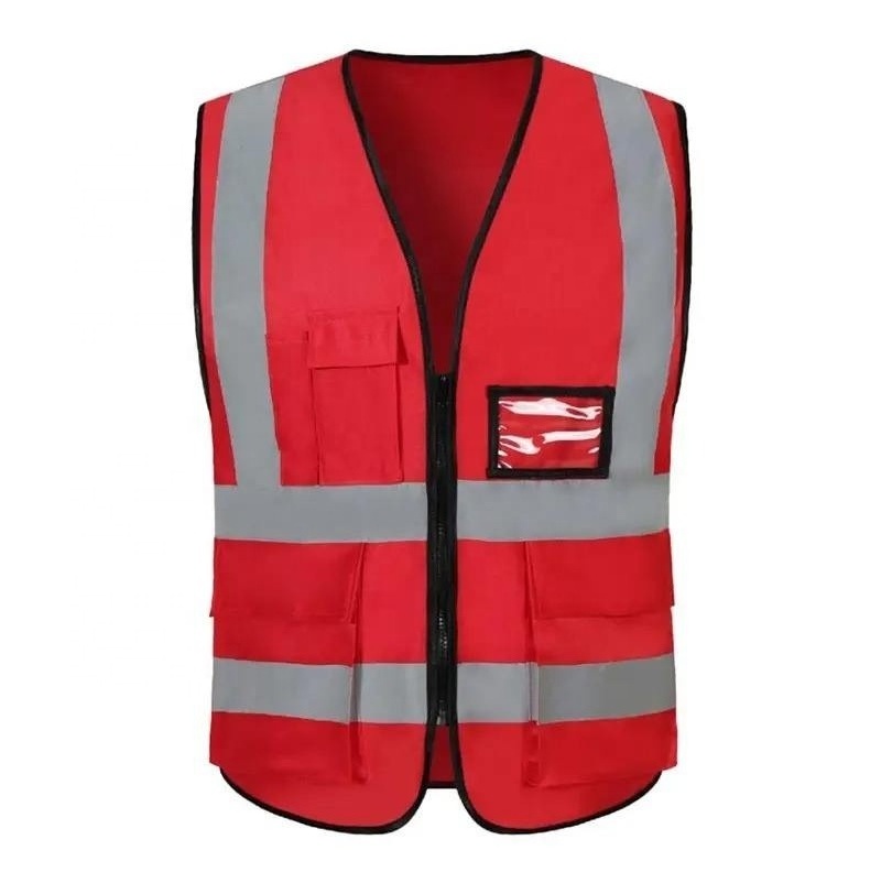 High Quality High Visibility Security Uniform Multiple Storage Pockets safety Vest Law Enforcement Universal Security Vest Wear