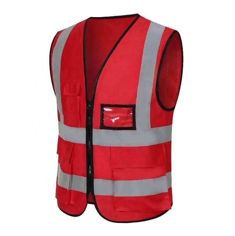 High Quality High Visibility Security Uniform Multiple Storage Pockets safety Vest Law Enforcement Universal Security Vest Wear