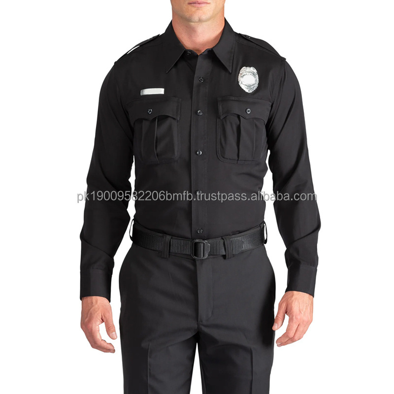 Top quality long sleeve full sleeve custom security officer guard uniform security guard uniforms for sale