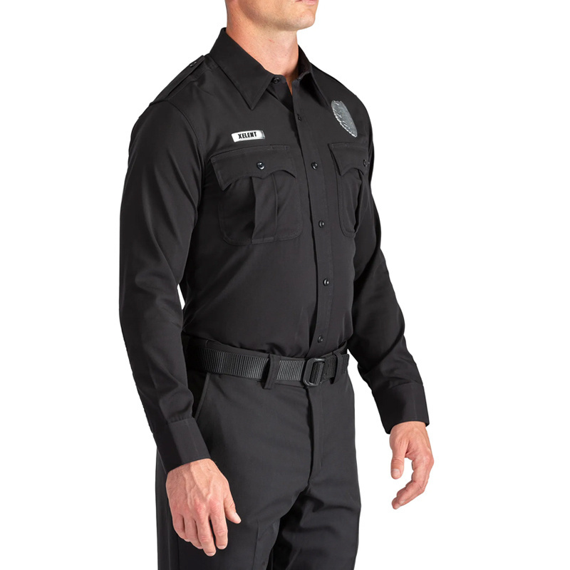 Top quality long sleeve full sleeve custom security officer guard uniform security guard uniforms for sale