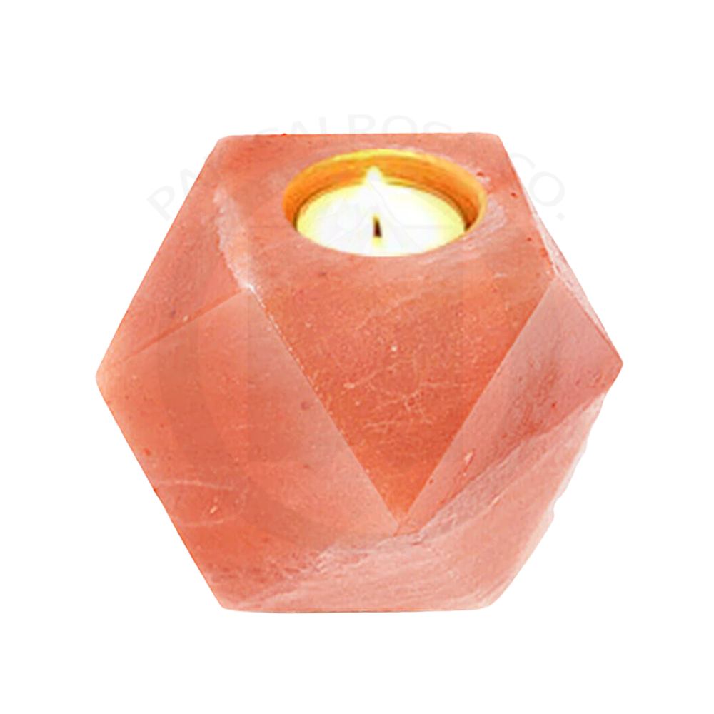 Himalayan Salt Natural Pink Heart Shape Salt Holder Tea Light Candles Home Fragrance Candle Jars For Sauna Restaurant Bar