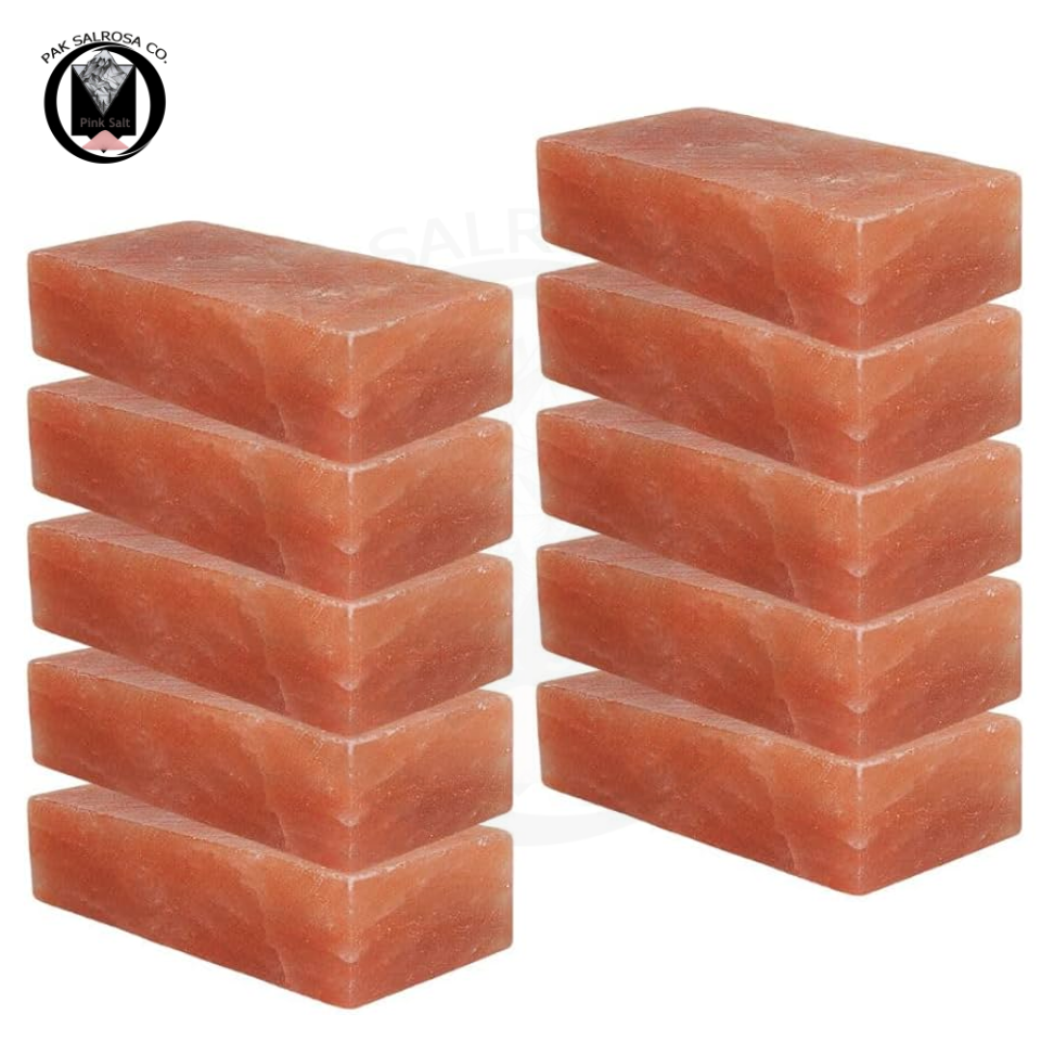 High Quality Natural Himalayan Pink Salt Bricks Square Block Pakistan Pink Himalayan salt Brick Wall Himalayan Salt Tiles