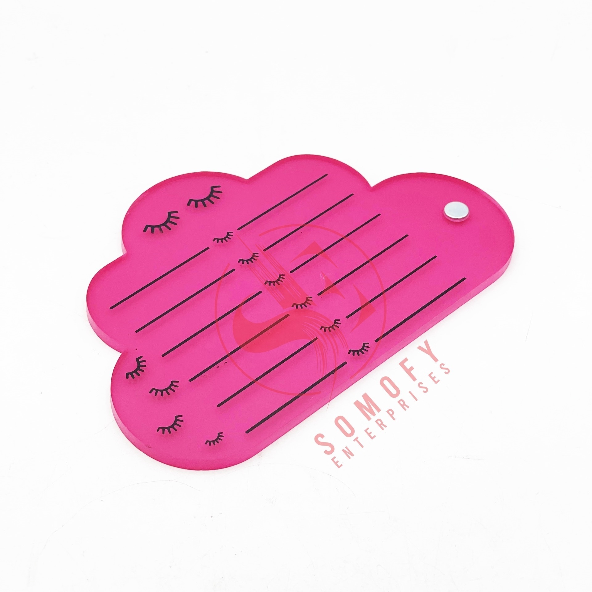 Cloud Design Lash Tile Eyelash Extension Tools wholesale Customized Label & Available Lash Tiles in Different Designs & Colors