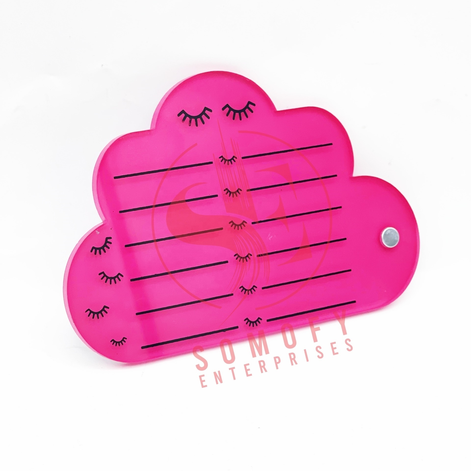 Cloud Design Lash Tile Eyelash Extension Tools wholesale Customized Label & Available Lash Tiles in Different Designs & Colors