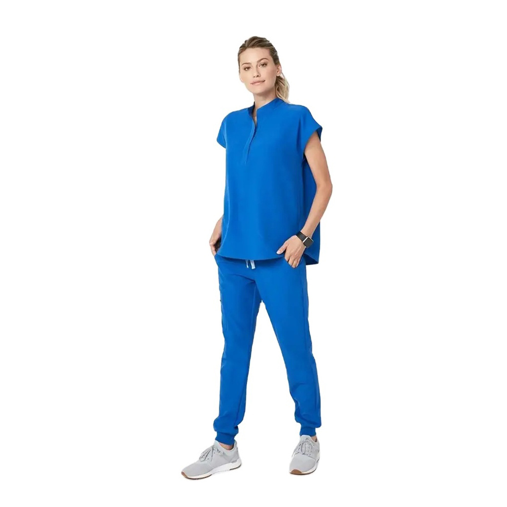 Nursing Scrubs Women's Scrubs 2 Pieces Sets Uniform 2024 High Quality Pakistan Made Scrubs Set