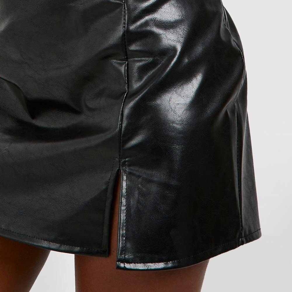 Best Design High Quality Fashion Leather Women Mini Skirt  / Top Selling Men Clothing Comfortable Women Leather Skirts