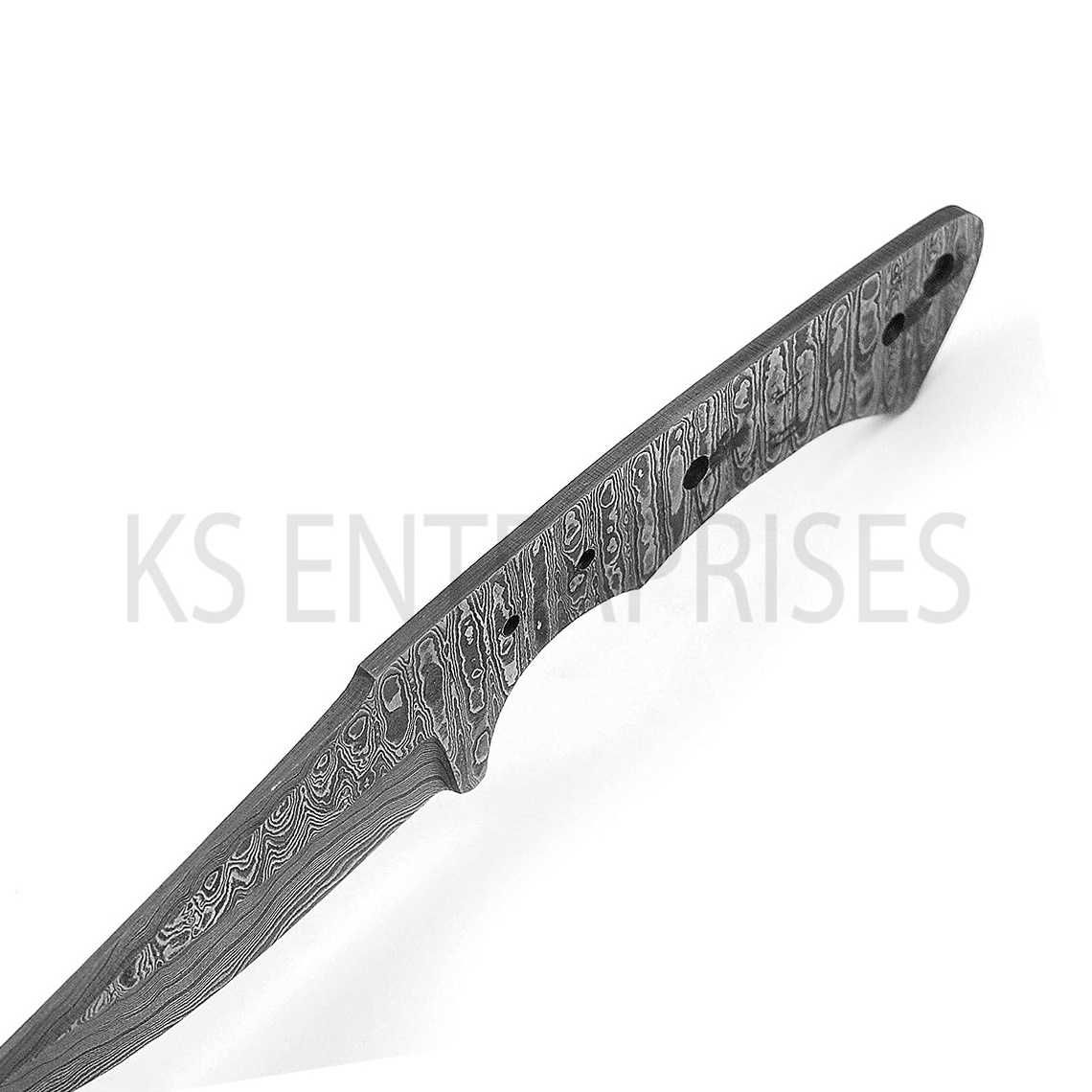 Damascus Knife Making Kit DIY Handmade Knife Blanks Including Pins Handle Scales for Knife Making Supplies