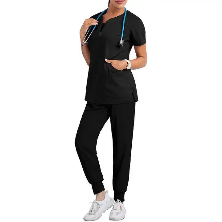 Dental Surgeon's Suit Set Stretchy Quick-drying Hospital Surgical Nursing Uniform Sets Hospital Clinic Overalls