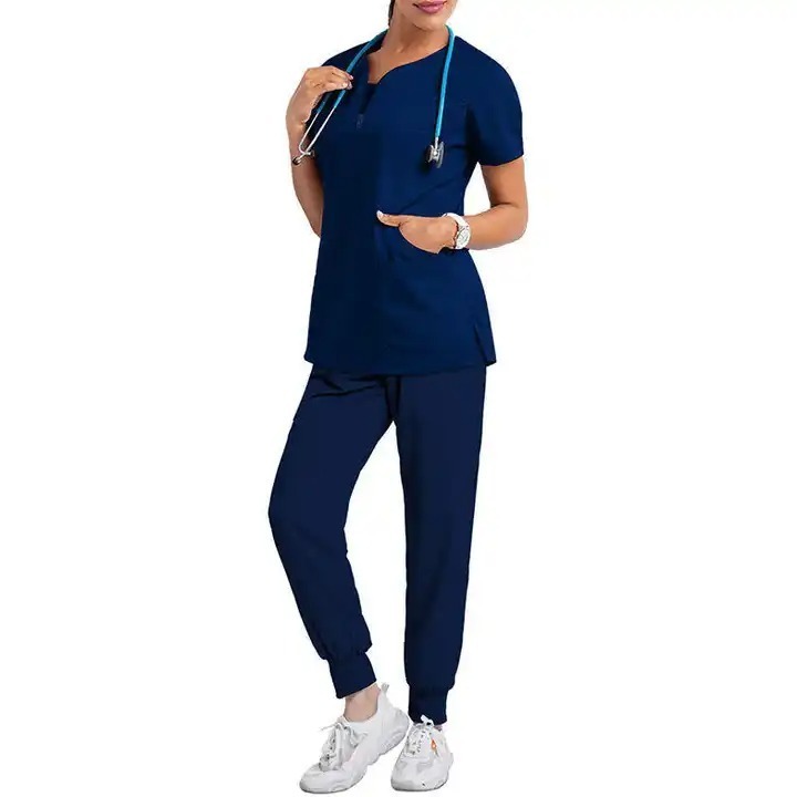 Dental Surgeon's Suit Set Stretchy Quick-drying Hospital Surgical Nursing Uniform Sets Hospital Clinic Overalls