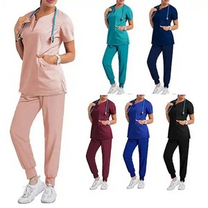 Dental Surgeon's Suit Set Stretchy Quick-drying Hospital Surgical Nursing Uniform Sets Hospital Clinic Overalls