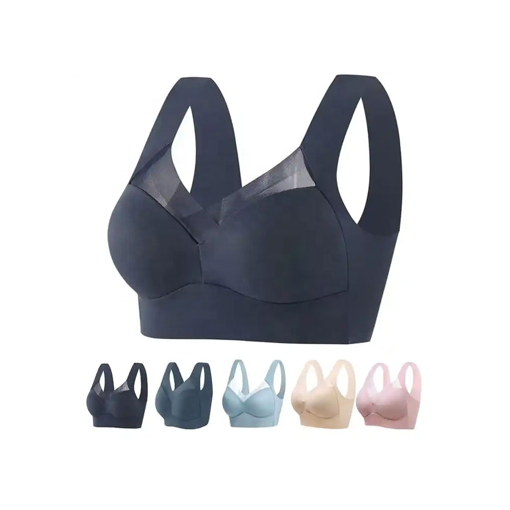 Bras Women Seamless Plus Size Bra Tops Full Coverage Hide Back Fat Confortable Wireless Femme Bralette